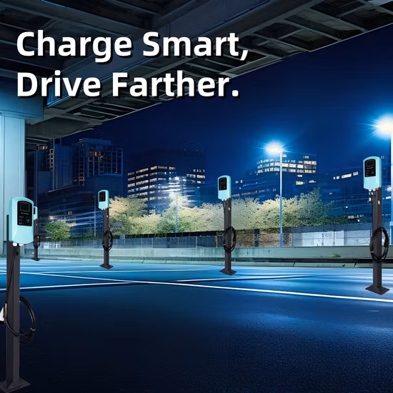 Waterproof Electric Vehicle Type1/2 Car 7/11/22kw AC EV Charger with Plastic Shell
